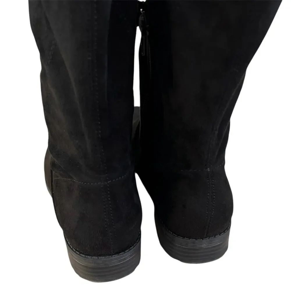 Unisa Huhvana Black Over-the-Knee Boots 7 in Box